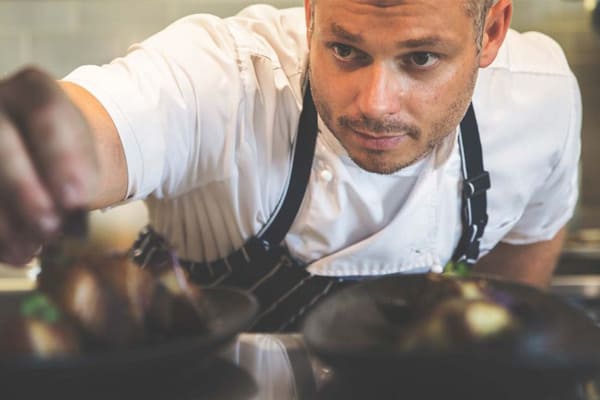 Head chef of Aqua Restaurant and Hastings Coffee Co Trent Davis