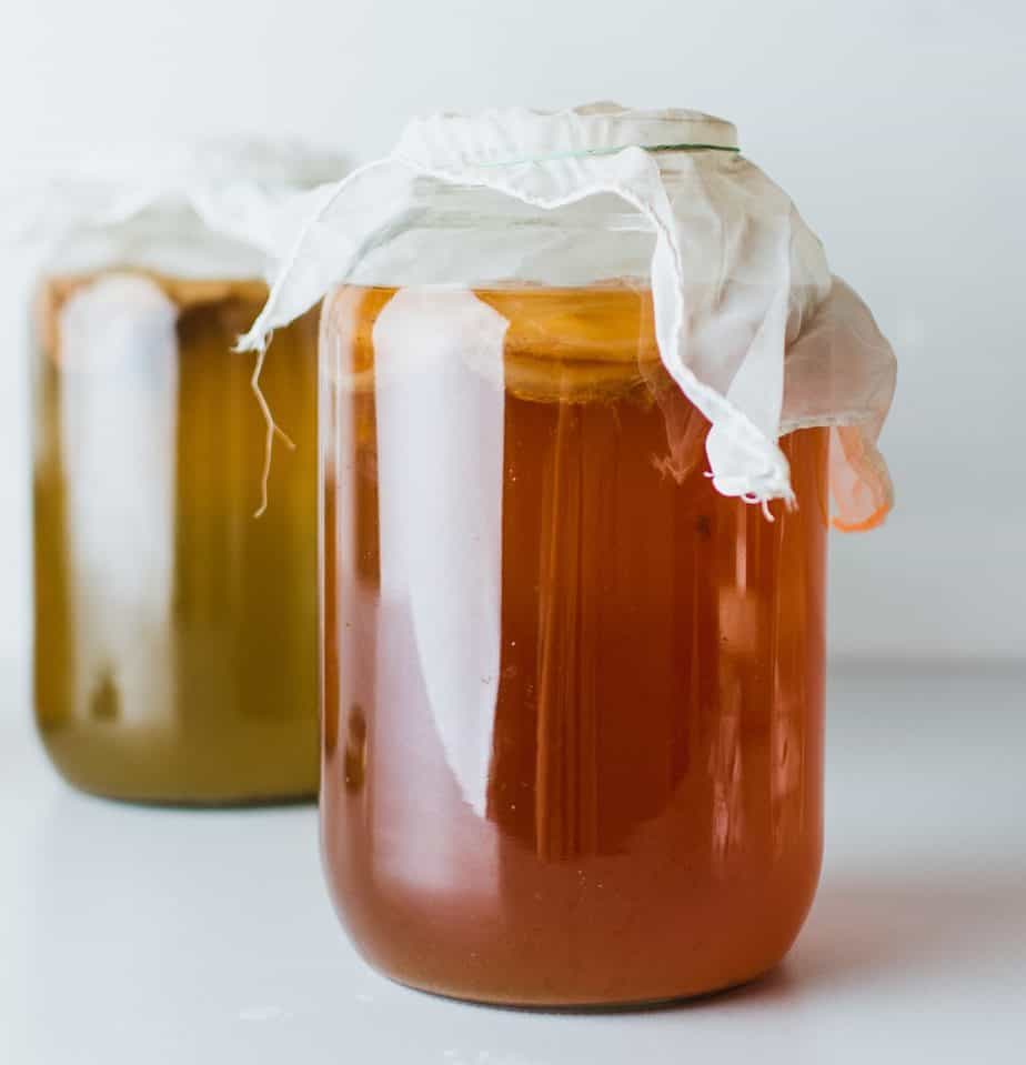 homemade kombucha