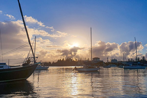 The Hastings River in Port Macquarie