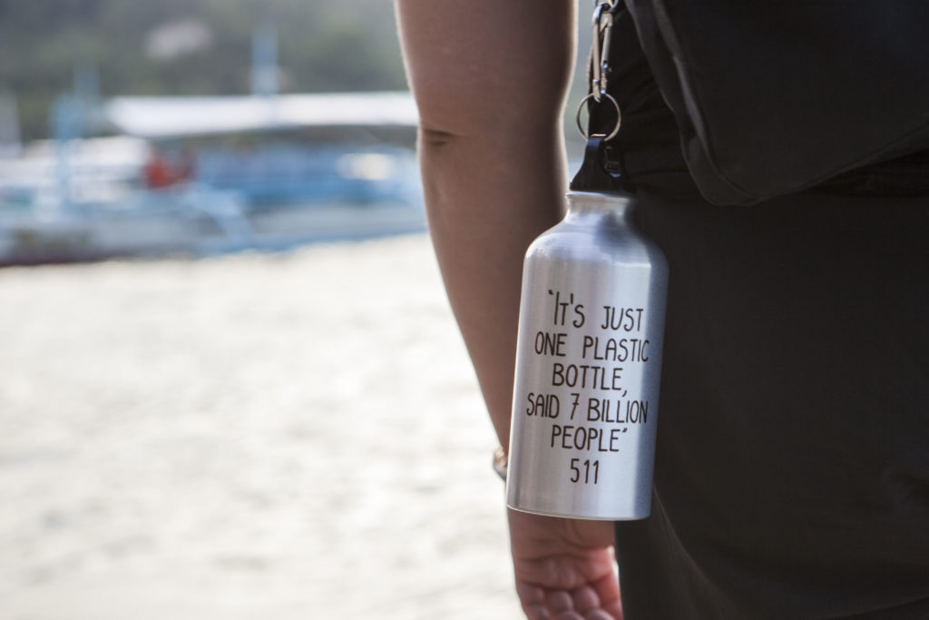 Reusable water bottle